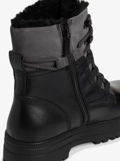 Tamaris Bottine En Cuir - Noir | Bottines