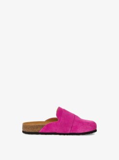 Tamaris Mule En Cuir - Rose | Mules