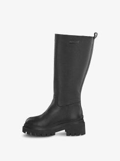 Tamaris Bottes En Cuir - Noir | Bottes