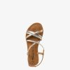 Tamaris Sandale En Cuir - Beige | Des Sandales