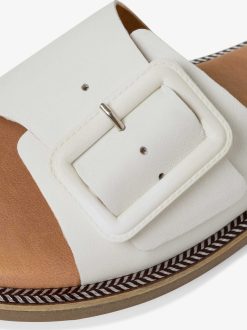 Tamaris Mule En Cuir - Blanc | Mules