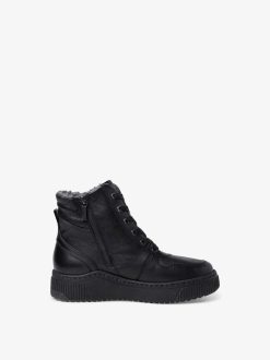 Tamaris Bottine En Cuir - Noir | Bottines