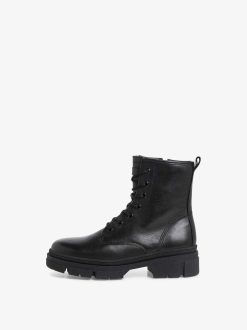 Tamaris Bottine En Cuir - Noir | Bottines