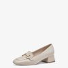 Tamaris Trotteur En Cuir - Beige | Chaussures Basses Et Pantoufles