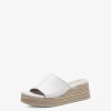 Tamaris Mule En Cuir - Blanc | Mules