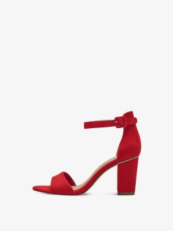 Tamaris Sandale A Talon - Rouge | Des Sandales