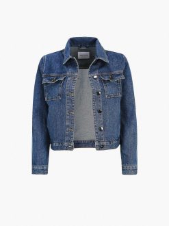 Tamaris Veste En Jean - Bleu | Vestes Et Manteaux