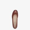 Tamaris Ballerine En Cuir - Marron | Ballerines