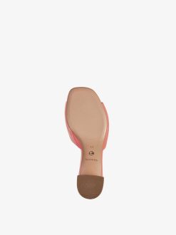 Tamaris Mule En Cuir - Orange | Mules