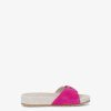 Tamaris Mule En Cuir - Rose | Mules