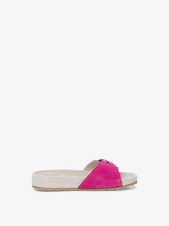 Tamaris Mule En Cuir - Rose | Mules