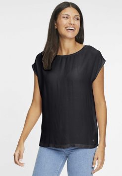 Tamaris T-Shirt - Noir | Chemises Et Hauts