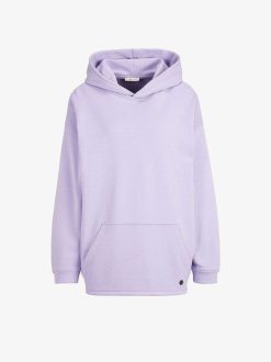 Tamaris Sweat A Capuche Surdimensionne - Violet | Sweats Et Sweats A Capuche