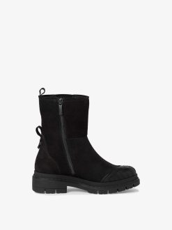 Tamaris Bottine Chelsea En Cuir - Noir | Bottines