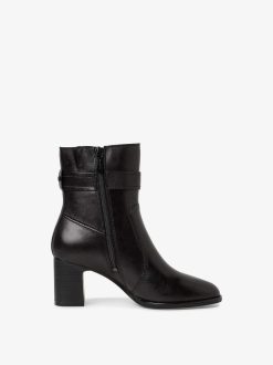 Tamaris Bottine En Cuir - Noir | Bottines