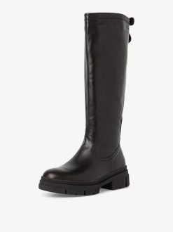 Tamaris Bottes En Cuir - Noir | Bottes