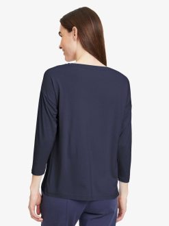 Tamaris Chemise A Manches Longues - Bleu | Chemises Et Hauts