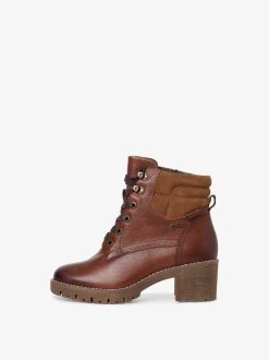 Tamaris Bottine En Cuir - Marron | Bottines