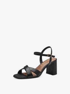 Tamaris Sandale A Talon - Noir | Des Sandales