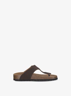 Tamaris Mule En Cuir - Marron | Mules