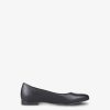 Tamaris Ballerine En Cuir - Noir | Ballerines