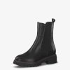 Tamaris Bottine Chelsea En Cuir - Noir | Bottines