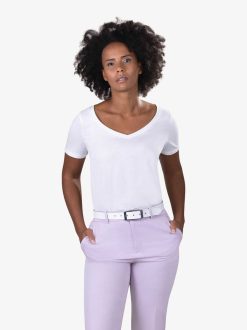 Tamaris Ceinture En Cuir - Blanc | Ceintures