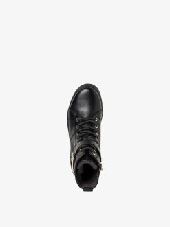 Tamaris Bottine En Cuir - Noir | Bottines