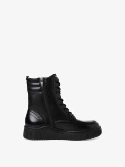 Tamaris Bottine En Cuir - Noir | Bottines