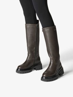 Tamaris Bottes En Cuir - Vert | Bottes