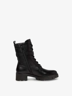 Tamaris Bottine En Cuir - Noir | Bottines