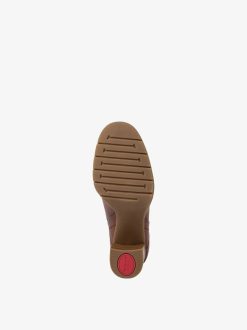 Tamaris Trotteur En Cuir - Marron | Chaussures Basses Et Pantoufles