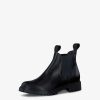 Tamaris Bottine Chelsea En Cuir - Noir | Bottines