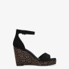 Tamaris Sandale A Talon En Cuir - Noir | Des Sandales