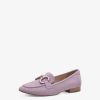 Tamaris Babouche En Cuir - Violet | Chaussures Basses Et Pantoufles