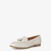 Tamaris Babouche En Cuir - Blanc | Chaussures Basses Et Pantoufles