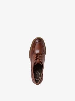 Tamaris Trotteur En Cuir - Marron | Chaussures Basses Et Pantoufles