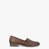 Tamaris Babouche En Cuir - Marron | Chaussures Basses Et Pantoufles