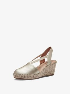 Tamaris Espadrille - Or | Chaussures Basses Et Pantoufles