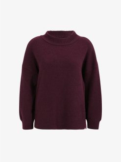 Tamaris Pull Tricote - Violet | Sweats Et Sweats A Capuche