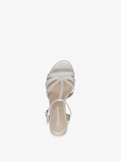 Tamaris Sandale A Talon - Blanc | Des Sandales