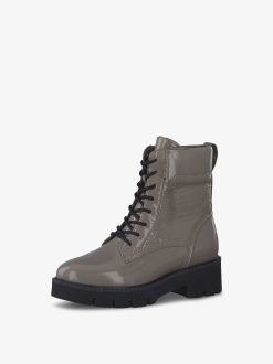 Tamaris Bottine En Cuir - Marron | Bottines