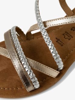 Tamaris Sandale En Cuir - Beige | Des Sandales