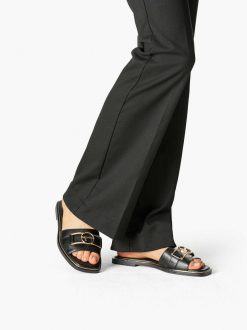 Tamaris Mule En Cuir - Noir | Mules