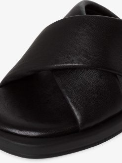 Tamaris Mule En Cuir - Noir | Mules