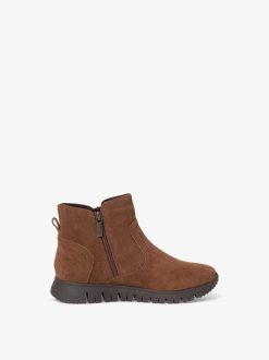 Tamaris Bottine En Cuir - Marron | Bottines