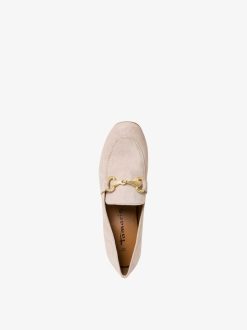 Tamaris Trotteur En Cuir - Beige | Chaussures Basses Et Pantoufles