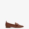 Tamaris Babouche En Cuir - Marron | Chaussures Basses Et Pantoufles