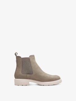 Tamaris Bottine Chelsea En Cuir - Vert | Bottines