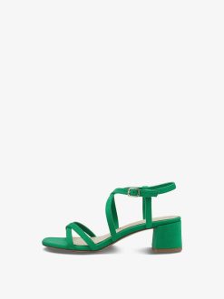 Tamaris Sandale A Talon - Vert | Des Sandales